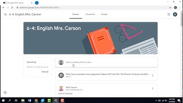Google Classroom Classwork Tab