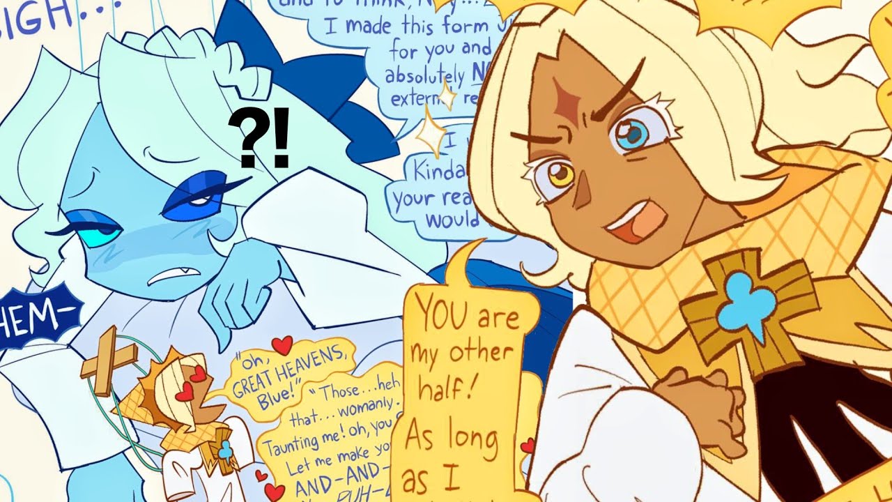 Is Pure Vanilla straight or Gay🤨?,fluff PureMilk Couple AU Cookie run kingdom🍪Dub🌼