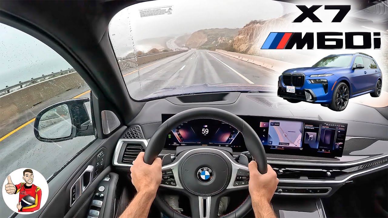 ⁣The 2023 BMW X7 M60i is the Anti-Minivan (POV Drive Review)