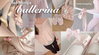 being a ballerina for a day!🩰 starting ballet as a beginner | ballet diaries