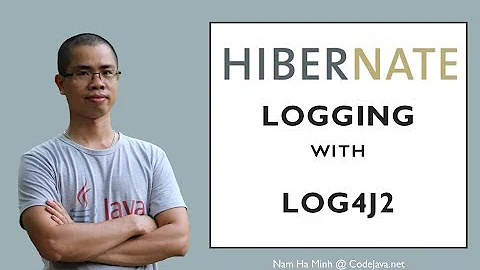How to configure Hibernate logging with log4j2