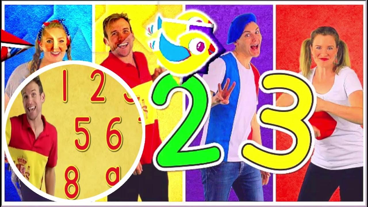  counting to 10 song in four languages kids learn to count 1 to 10