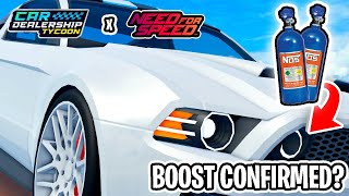 NEED FOR SPEED COLLAB COMING TO CAR DEALERSHIP TYCOON!?