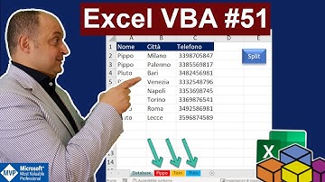 Excel VBA #51 Dividere i records di un database su più fogli con una condizione (Split database)