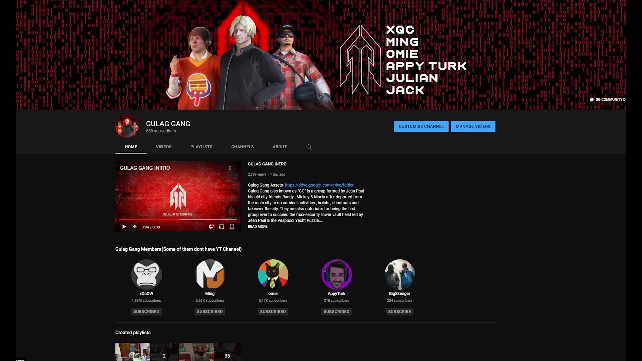 MING, OMIE, JULIAN & TURK REACTS TO GULAG GANG YOUTUBE CHANNEL