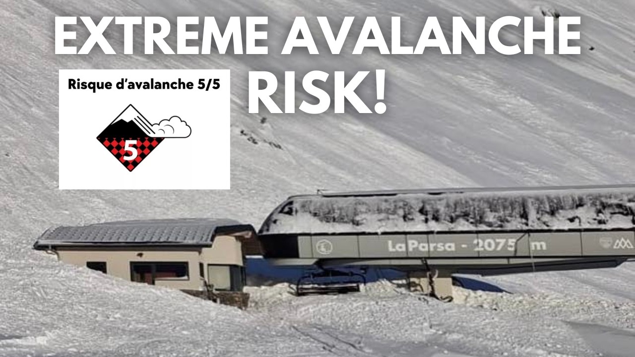 EXTREME AVALANCHE RISK! | CHAMONIX Ski and Snow Report 2025/6 week 11 - Half Term Holiday Week