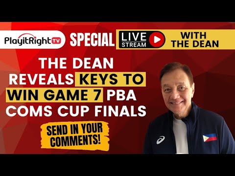 The Dean Reveals Keys To Win Game 7 PBA Coms Cup Finals