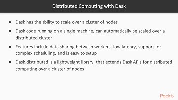 Scalable Data:  Overview of Distributed Computing with Dask | packtpub.com