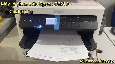 Máy in phun màu Epson C5210 in siêu nhanh - in 2 mặt phù hợp in thiệp cưới, in sách...