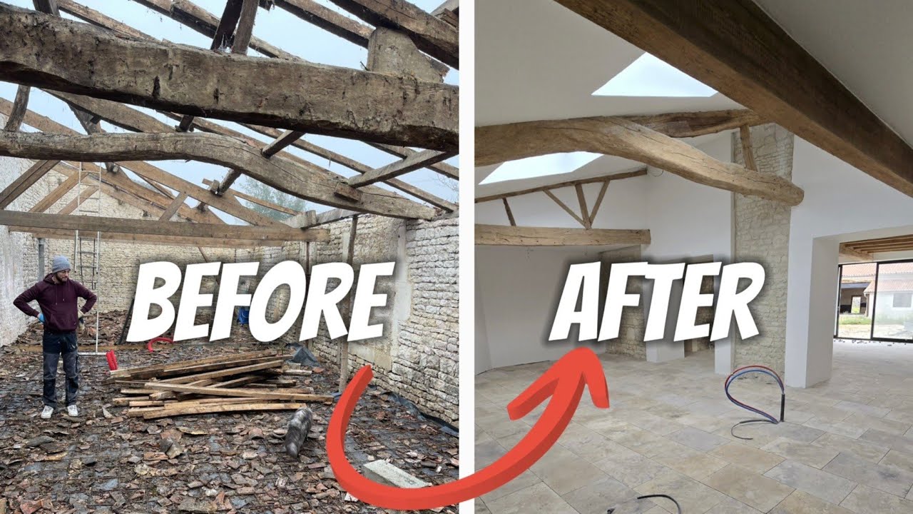 A Year of Hard Work: Farmhouse Restoration Timelapse