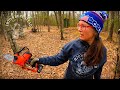 Spring Cleanup at the Off-Grid Cabin | A Girl &amp; Her Chainsaw