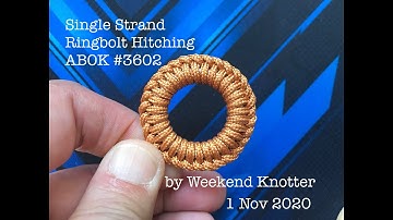 ABOK 3602 Single Strand Ringbolt Hitching