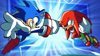 Sonic VS Knuckles|SPRITE FIGHT ANIMATION
