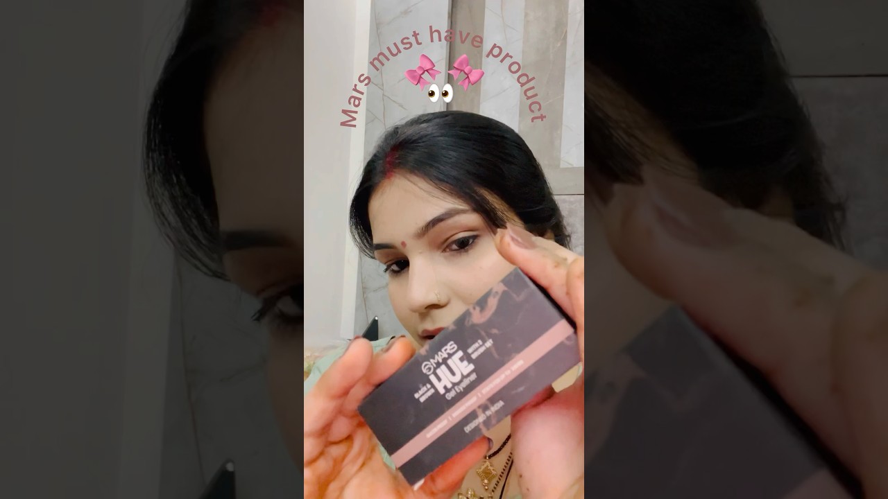 Mars hue gel eyeliner black and brown 