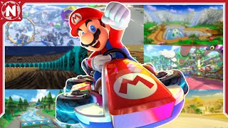 La MEJOR y PEOR Pista de CADA JUEGO de Mario Kart