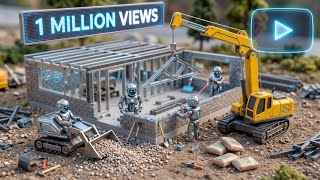 Fully Automated Robotic Construction Project 🤖👷🏻#
