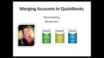 How to Merge Accounts and Names in QuickBooks