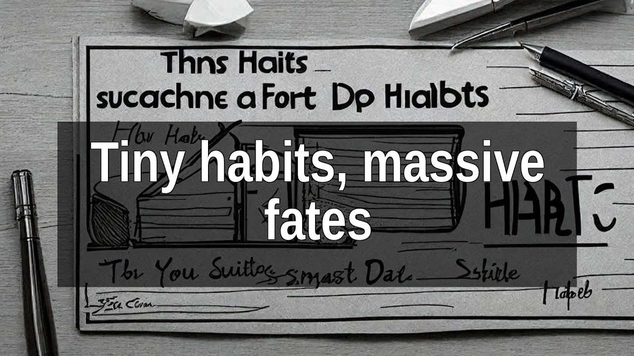 How Tiny Habits Shape Your Fate (And Who You End Up With)