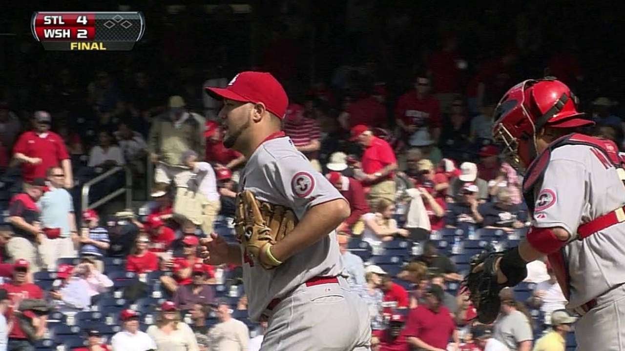 STL@WSH: Mujica retires Solano to tally fourth save