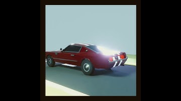 Mustang 1965 #blender #car #gaming #unrealengine #3danimation #3dart #artist #film #mustang #ford