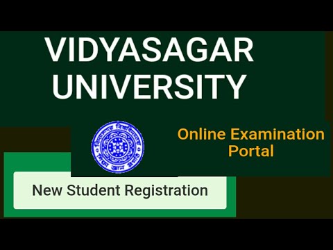 Vidyasagar University Examination Portal register 2020||Final Year/semester student