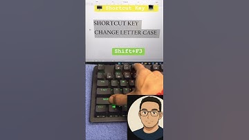 Computer 🖥️ Shortcut Key for Change Sentence Case Upper Lower Proper