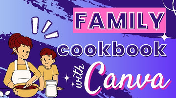 How To Create a Family Cookbook with Canva - Preserve Your Culinary Heritage and Traditions