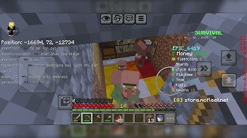 I found villagers 😱 in mcfleet season 2🔥 #minecraft #mcfleet #mcfleetserver #gamerfleet #viral 