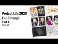 Project Life 2020 | Flip Through | Part 1 | Weeks 1-26