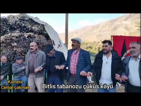 Kadir ile Elif'in kınası Bitlis Merkez Tabanözü Köyü müziksiz halay Eskiden müzik mi vardı