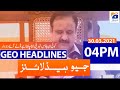 Geo Headlines 04 PM | 30th March 2021