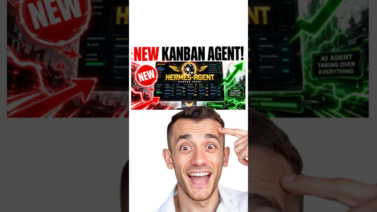 This NEW Hermes Kanban Builds Itself!