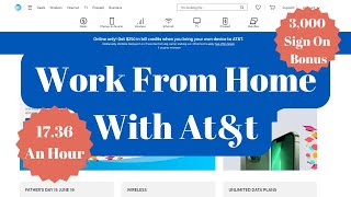 At t Work From Home jobs Online jobs Remote jobs