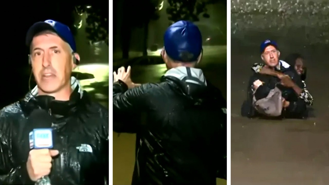 Fox Reporter Saves Woman Trapped in Hurricane Floodwaters