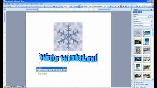 Inserting Pictures, ClipArt, and WordArt into Word