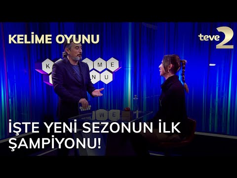 Kelime Oyunu: İşte yeni sezonun ilk şampiyonu!