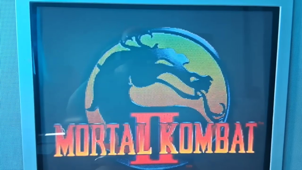 MORTAL KOMBAT 2 DO 32X NA TV TOSHIBA FACE 29 POLEGADAS 