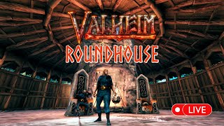 ROUNDHOUSE reveal!  SWAMP adventures and a lucky escape | Valheim LIVE