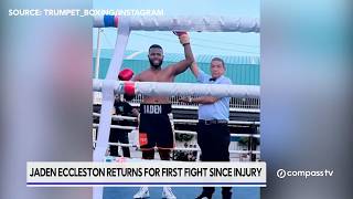Boxer Jaden Eccleston returns after injury