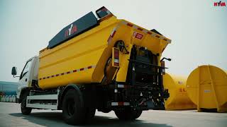 HYVA Electric garbage collector truck