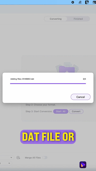 Convert DAT or Any File to MP4 with UniConverter | 1000  Formats Supported