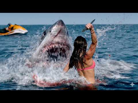 After all her friends died, she decided to face a giant shark all by herself!