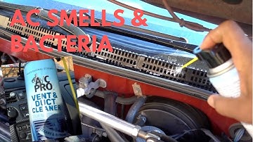 How To Fix Smelly A/C System in Your Car!!