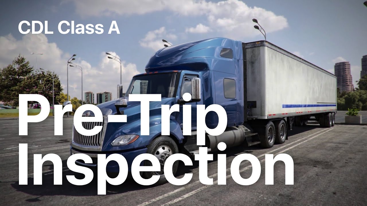 cdl pre trip inspection gooseneck trailer