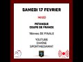 Coupe de france ptanque  16mes de finale  tours  17 fvrier 2024