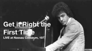 Billy Joel: Get It RIght the First Time [Live]