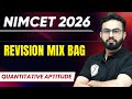 NIMCET 2026 Revision Mix Bag | Quantitative Aptitude | NIMCET 2026 | PW NIMCET #nimcet2026