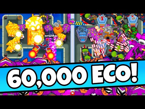 Can I Beat ISAB's WORLD RECORD? 60,000+ ECO in 1 Game! (Bloons TD Battles 2)