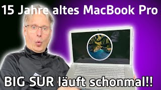 15 Jahre altes MacBook Pro: Upgrade auf aktuelles Betriebssystem und Leistungstest  4K  Apfeltalk