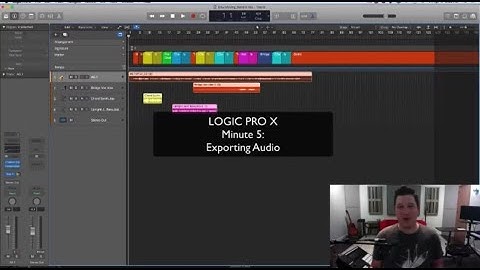 LOGIC Pro X Tutorial - 5 Min Startup: Min 5 - Exporting Audio